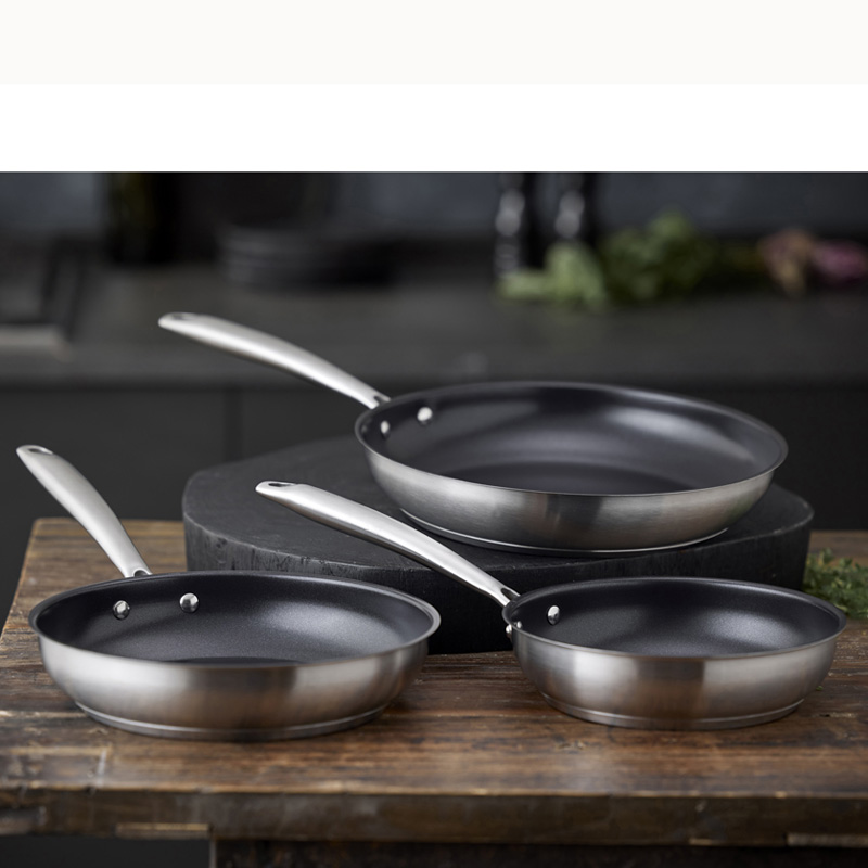 Pillivuyt Gourmet Stegepandesæt 3 dele, Roya